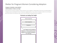 Tablet Screenshot of adoptionhousing.com